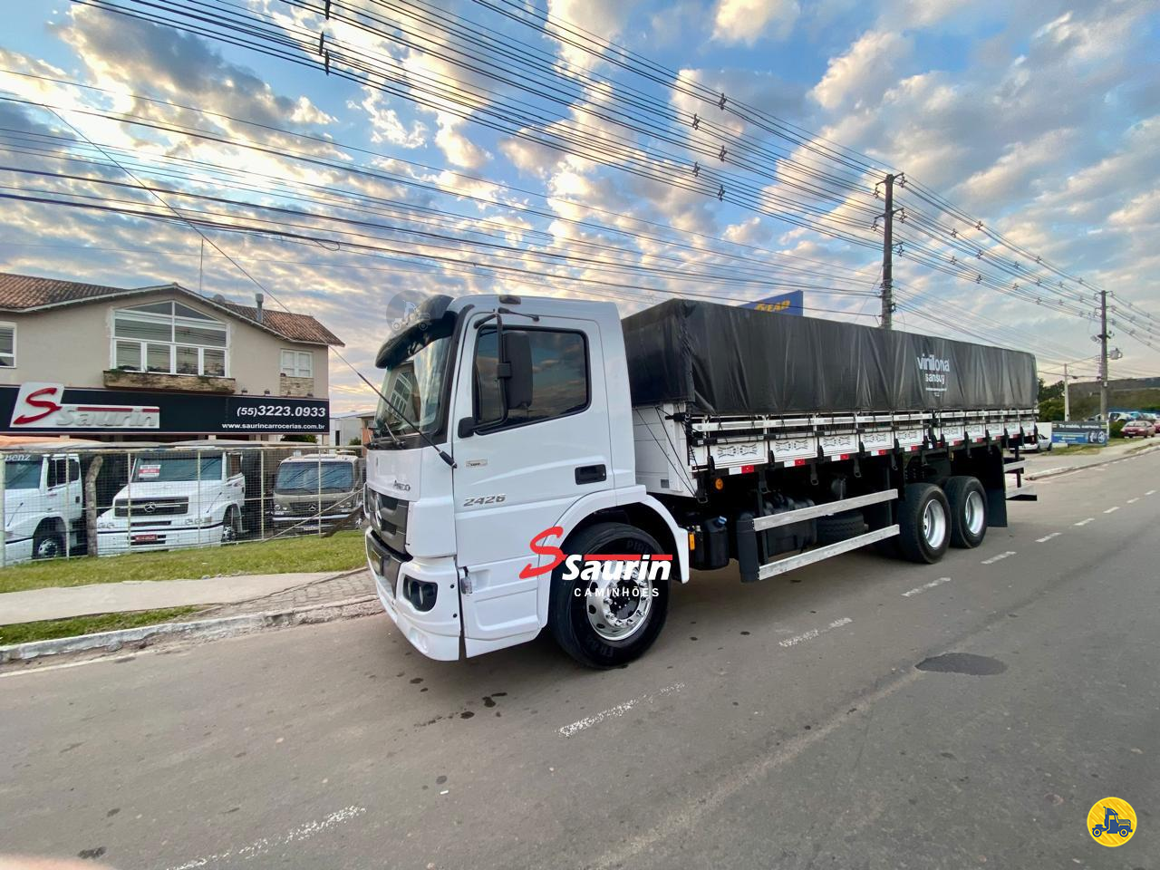 CAMINHAO MERCEDES-BENZ MB 2426 Graneleiro Truck 6x2 Saurin Caminhões SANTA MARIA RIO GRANDE DO SUL RS